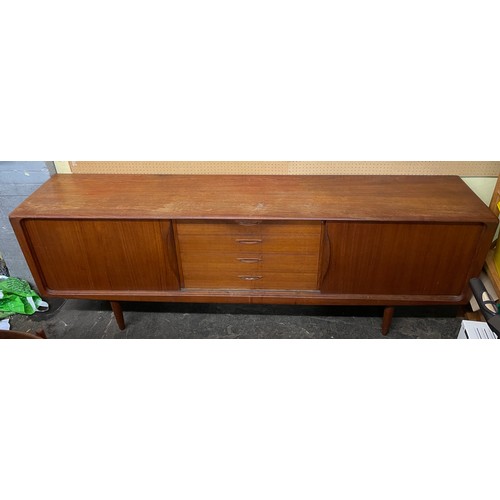 260 - DANISH TEAK LONG SIDEBOARD BY H.W.KLEIN FOR BRAHMIN