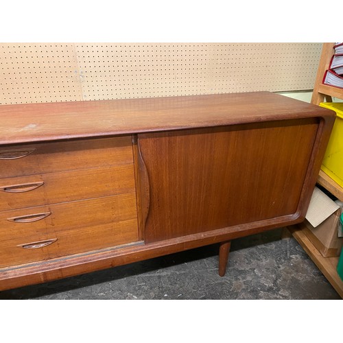 260 - DANISH TEAK LONG SIDEBOARD BY H.W.KLEIN FOR BRAHMIN