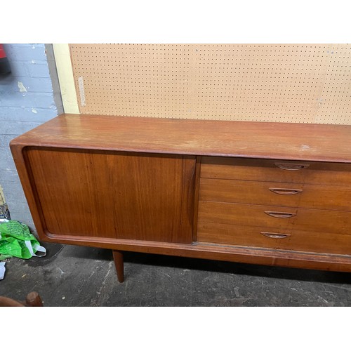 260 - DANISH TEAK LONG SIDEBOARD BY H.W.KLEIN FOR BRAHMIN