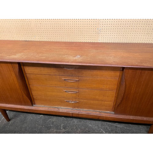 260 - DANISH TEAK LONG SIDEBOARD BY H.W.KLEIN FOR BRAHMIN