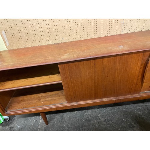 260 - DANISH TEAK LONG SIDEBOARD BY H.W.KLEIN FOR BRAHMIN