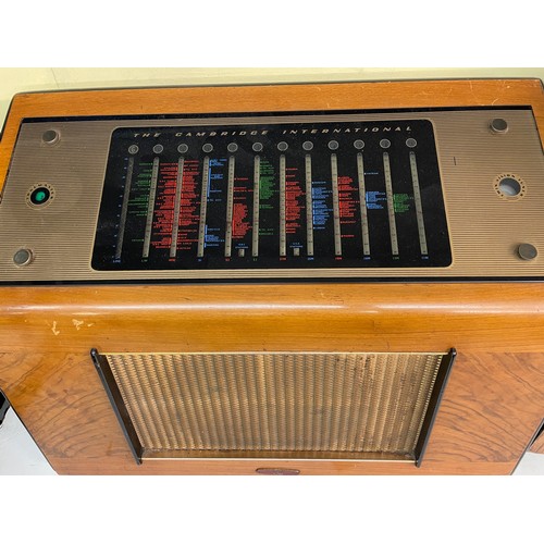 63 - WALNUT CASED PI MAINS RADIO AND ONE OTHER RADIO RECEIVER