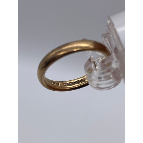 533 - TWO 9CT GOLD WEDDING BANDS 4.7G APPROX