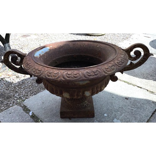 226 - SMALLER WROUGHT IRON PLANTER