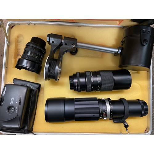 300 - BYSON CASE OF SONEGOR CAMERA LENSES, FILTERS AND ATTACHMENTS