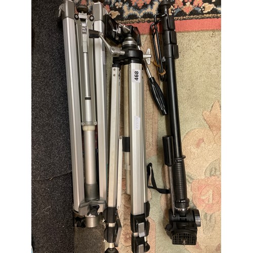 468 - PRO CAMERA TELESCOPIC TRIPODS