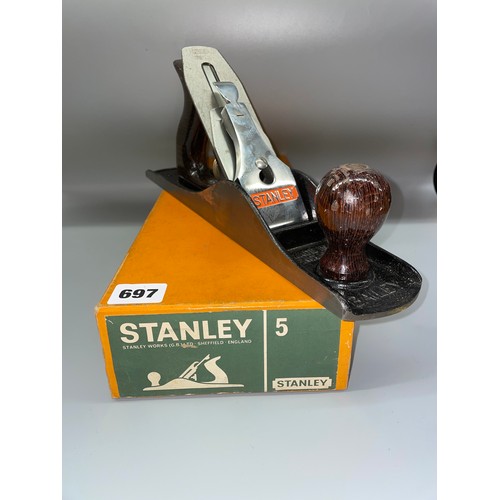 697 - BOXED STANLEY NUMBER 5 WOODPLANE