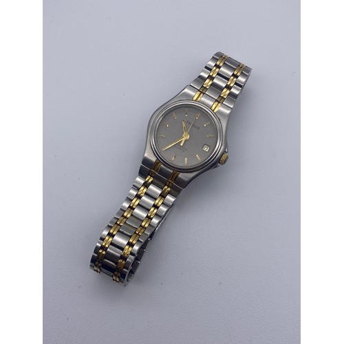 581 - BOXED LADIES TISSOT SEASTAR QUARTZ BY METAL STAINLESS STEEL STRAP WRISTWATCH