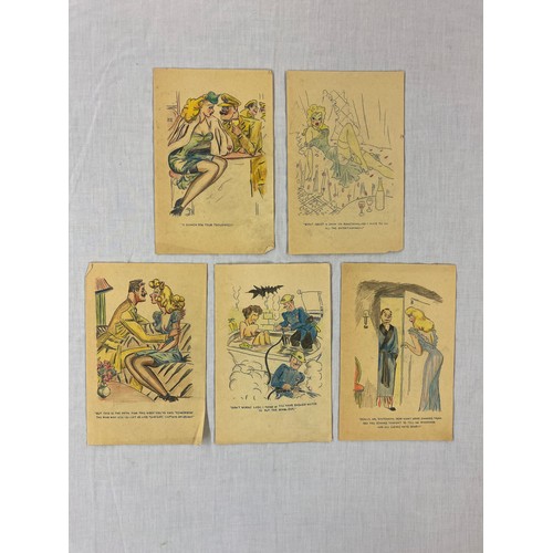 661 - FOLIO OF PRELIMINARY PENCIL SKETCHES AND WATERCOLOUR DRAWINGS OF FEMALE PINUPS BY G.W.DICKER CIRCA 1... 