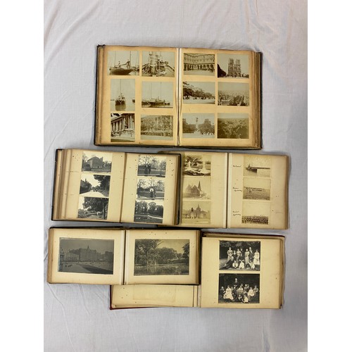 659 - FIVE PHOTOGRAPH ALBUMS TOPOGRAPHICAL LATE VICTORIAN EDWARDIAN OF DEVON AND CORNWALL HOLIDAY DESTINAT... 