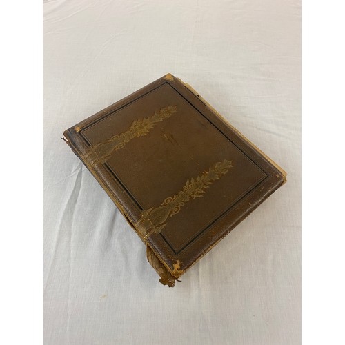 656 - LATE VICTORIAN EDWARDIAN ERA PORTRAIT PHOTOGRAPH ALBUM PERTAINING TO THE DICKER FAMILY