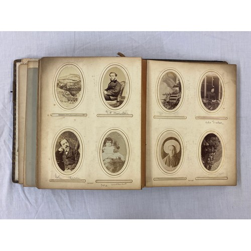 656 - LATE VICTORIAN EDWARDIAN ERA PORTRAIT PHOTOGRAPH ALBUM PERTAINING TO THE DICKER FAMILY