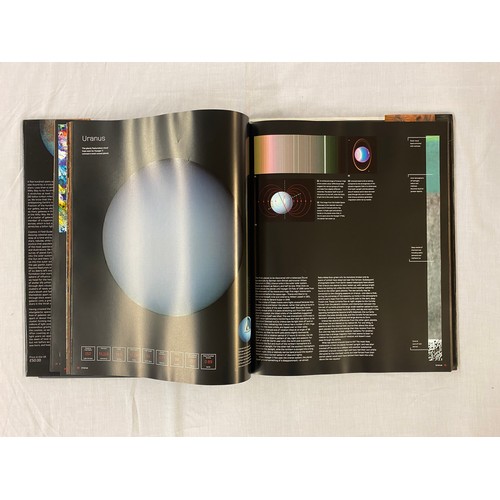 671 - HARD BACK OVERSIZED COSMOS BOOK AND BOOK OF THE COMPLETE EARTH BY DOUGLAS PALMER