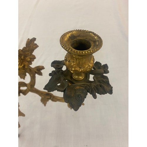 372 - GILT METAL ROCOCO FRAMED GIRANDOLE