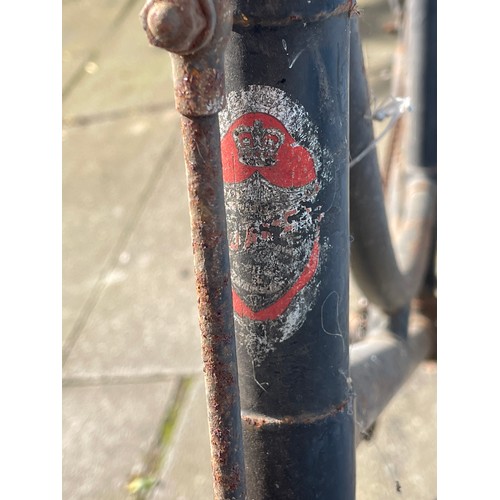 83 - VINTAGE BLACK FRAME BICYCLE