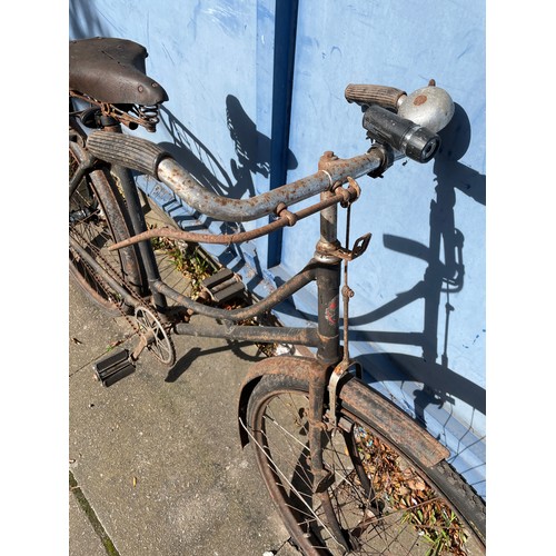 83 - VINTAGE BLACK FRAME BICYCLE