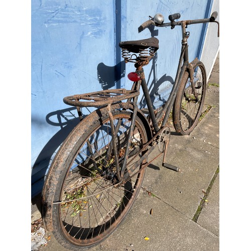 83 - VINTAGE BLACK FRAME BICYCLE