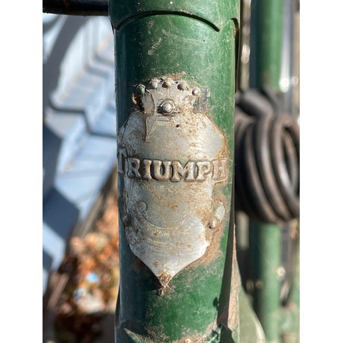 82 - GREEN TRIUMPH BICYCLE