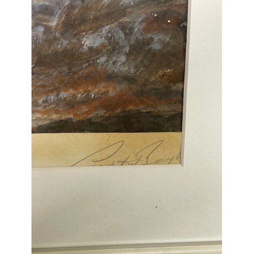 192 - PHILLIP H BAYLIS WATERCOLOUR MUCKISH COUNTY DONEGAL FRAMED AND GLAZED 48CM X 39CM APPROX SIGNED IN P... 