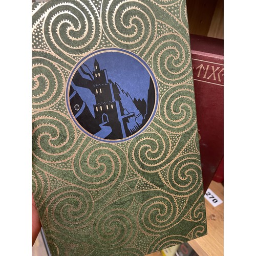 272 - SLEEVED FOLIO SOCIETY LORD OF THE RINGS TRILOGY