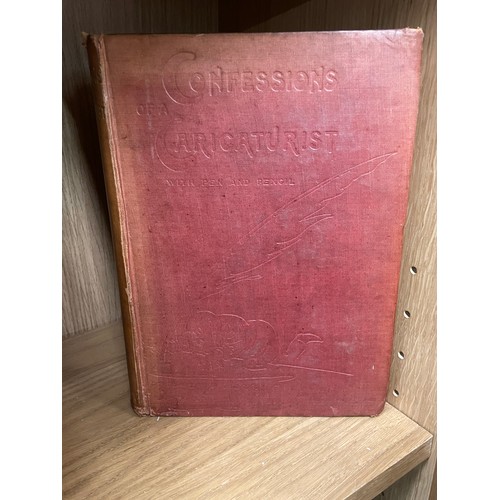 269 - CONFESSIONS OF A CARICATURIST WITH PEN AND PENCIL BY HARRY FURNISS ILLUSTRATED HARPER BRO 1902 VOLUM... 