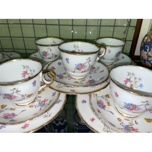 289 - ROYAL STAFFORD 'VIOLETS POMPADOUR' TEASET