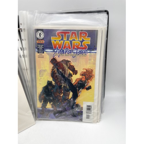 486 - A4 BINDER OF STARWARS DARK HORSE COMICS