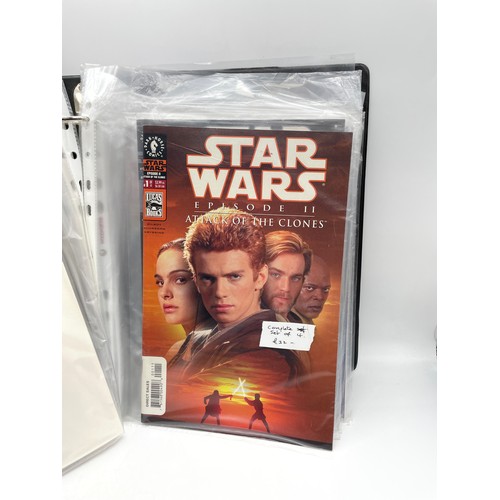 486 - A4 BINDER OF STARWARS DARK HORSE COMICS