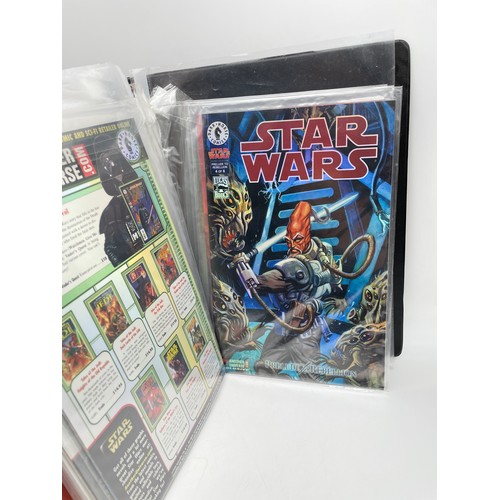 486 - A4 BINDER OF STARWARS DARK HORSE COMICS