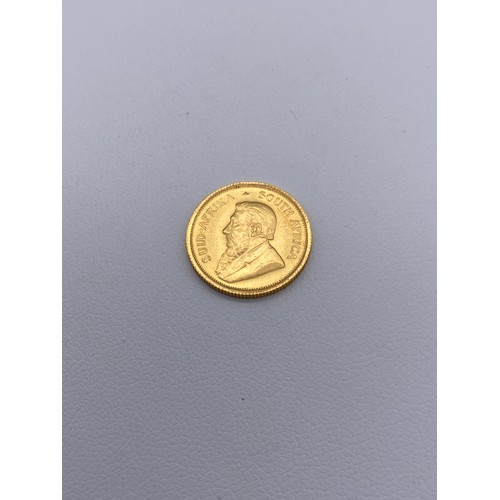 557 - 1980 ONE TEN OUNCE KRUGERRAND 3.4G APPROX