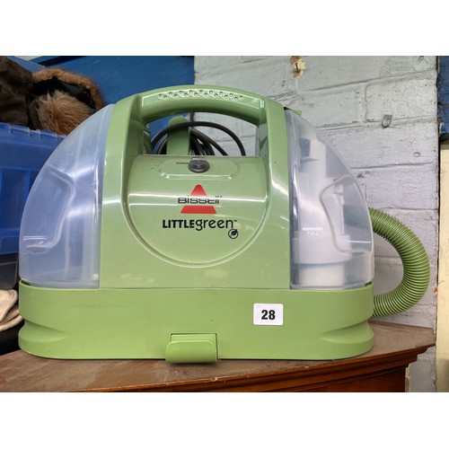 28 - BISSELL LITTLE GREEN UPHOLSTERY CLEANER