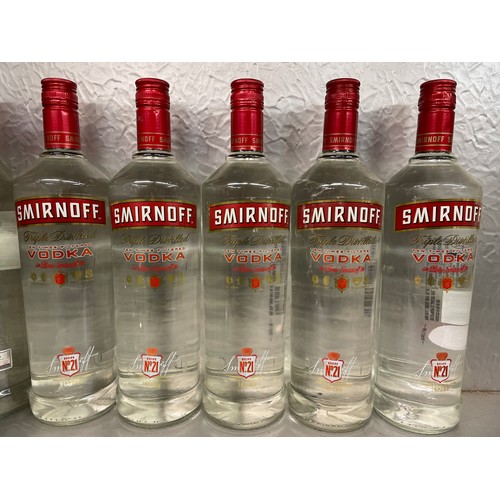 226 - FIVE BOTTLES OF SMIRNOFF TRIPLE VODKA