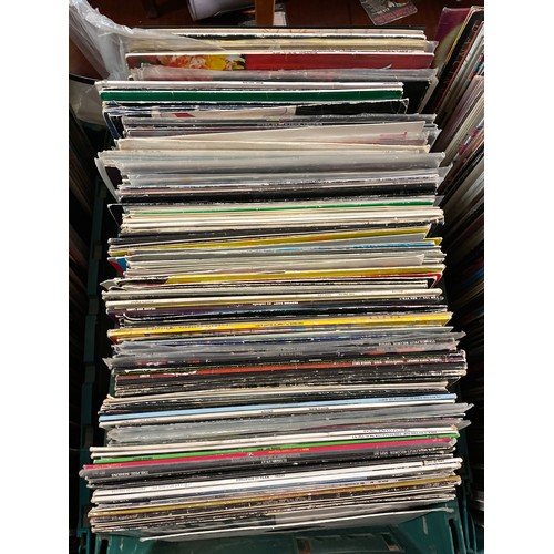 429 - THREE CRATES OF 12 INCH SINGLES FROM B - D AND T - Z MIXED GENRES AND ARTISTS