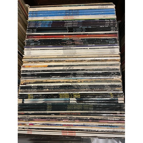 432 - THREE CRATES OF VINYL LPS - JOHN LENNON, MAMAS AND PAPAS, STATUS QUO, SOME DUPLICATES