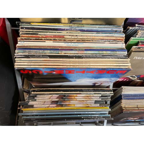 401 - LARGE SELECTION OF VINYL LPS INCLUDING DUPLICATE COPIES INCLUDING PETER FRAMPTON, WINGS, FOCUS, THE ... 