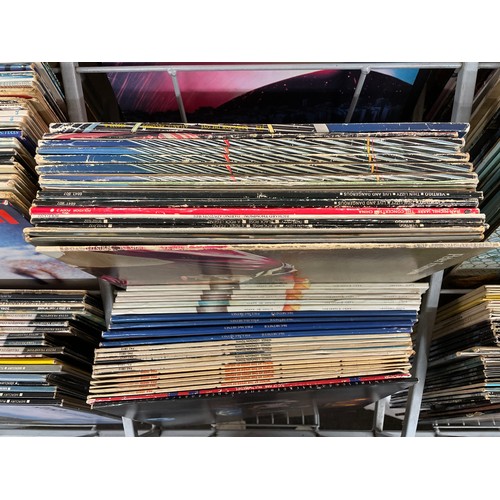 401 - LARGE SELECTION OF VINYL LPS INCLUDING DUPLICATE COPIES INCLUDING PETER FRAMPTON, WINGS, FOCUS, THE ... 