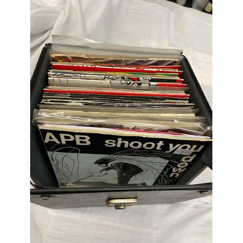 436 - CASE OF 45 RPM SINGLES INC DRED SCOTT, THE NEW BEATS, THE DISTRACTIONS, CAR SICKNESS AND OTHERS