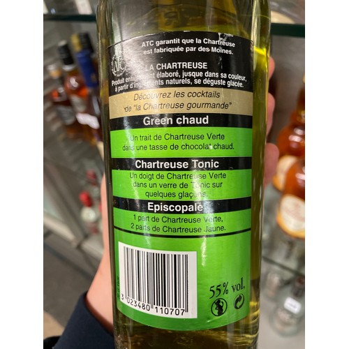 212 - FIVE BOTTLES OF CHARTREUSE LIQUEUR