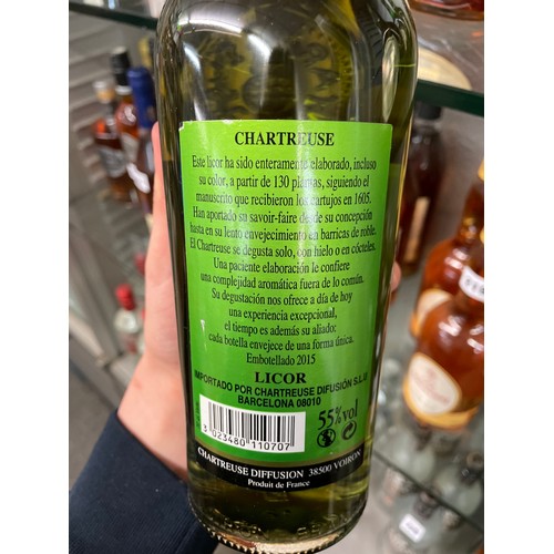 212 - FIVE BOTTLES OF CHARTREUSE LIQUEUR