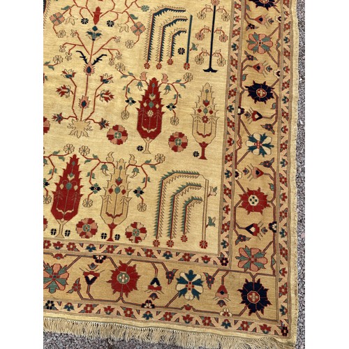 128 - HAND WOVEN WOOL RUG 176cm x 226cm