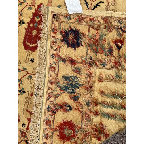 128 - HAND WOVEN WOOL RUG 176cm x 226cm