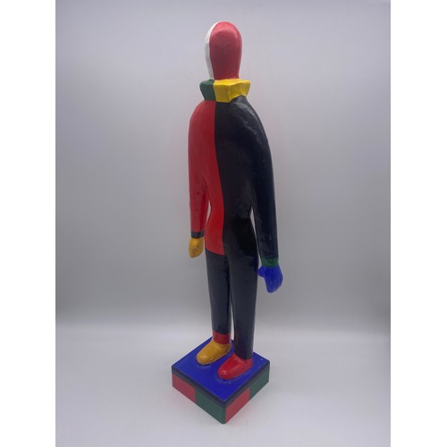 418 - MULTI COLOURED PAPIER MACHE FIGURE AFTER MALEVICH KASIMIR SEWERINOVITSCH