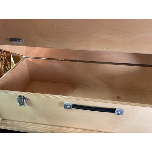 452 - BEECH PLY STORAGE BOX