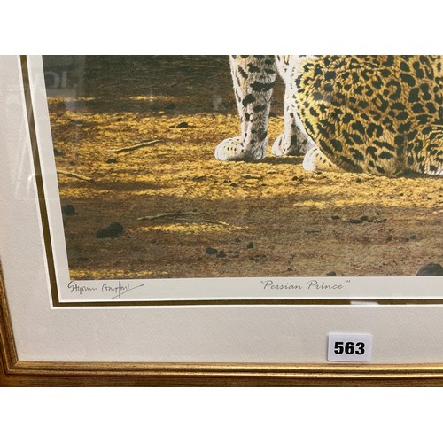 563 - LIMITED EDITION PRINT 271/391 PERSIAN PRINCE SIGNED IN PENCIL BY STEPHEN GAYFORD FRAMED AND GLAZED