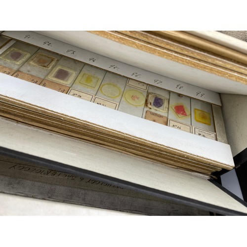 506 - SELECTION OF CASED MICROSCOPIC PREPARATION SLIDES