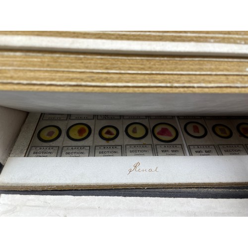 506 - SELECTION OF CASED MICROSCOPIC PREPARATION SLIDES