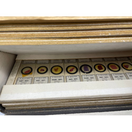 506 - SELECTION OF CASED MICROSCOPIC PREPARATION SLIDES