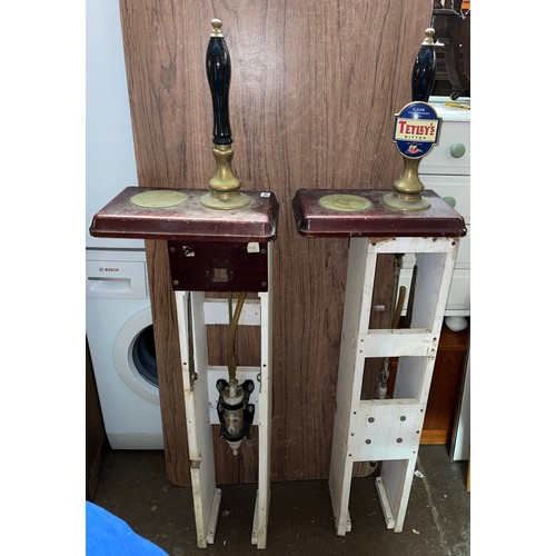 152 - PAIR OF VINTAGE HAND BEER PULL PUMPS