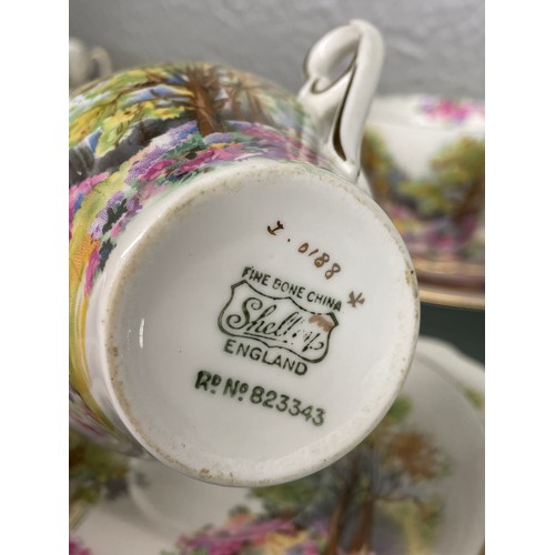 229 - SHELLEY BONE CHINA ENGLANDS CHARM TEASET