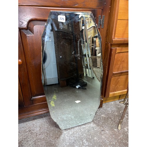 570 - FRAMELESS BEVELLED MIRROR